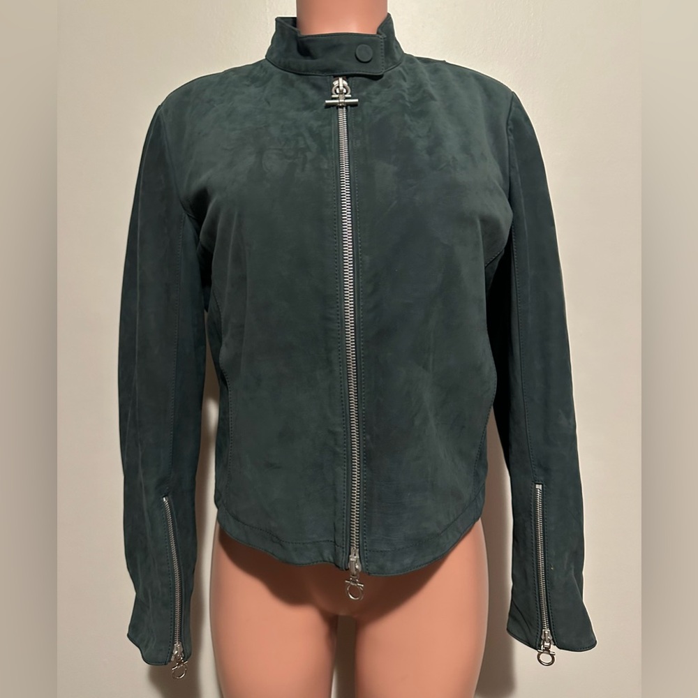 SALVATORE FERRAGAMO BIKER JACKET*******SIZE: 44